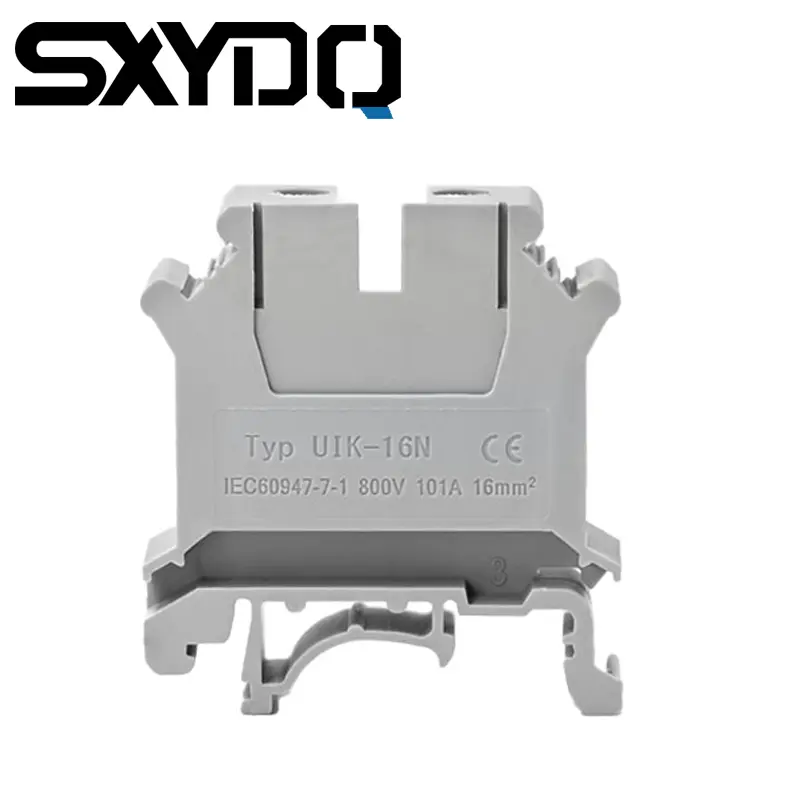 High Voltage Flame Retardant Din Rail Mounted Terminal