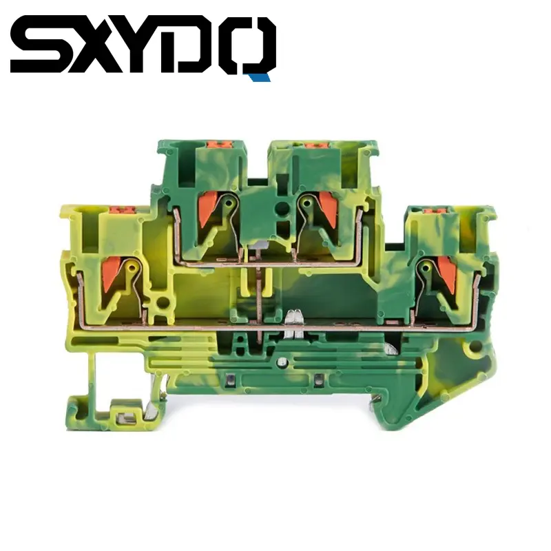 JPTTB 2.5-PE Push-in Ground Double Level Terminal Blocks