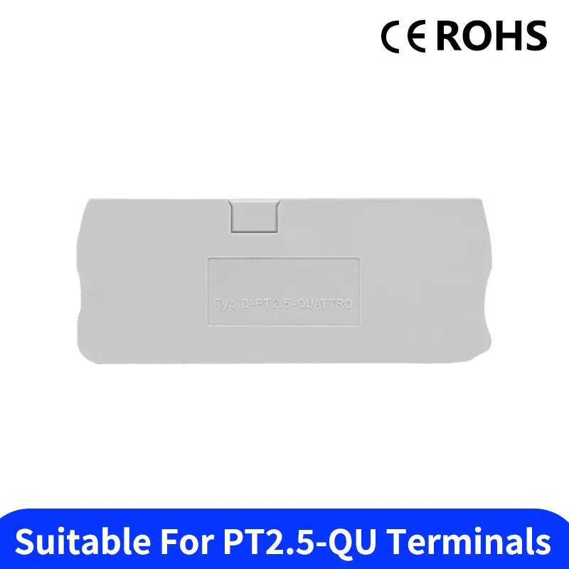 D-JST 2.5-QUATTRO Gray End Cover Din Rail Terminal Blocks End Cover Plate.jpg