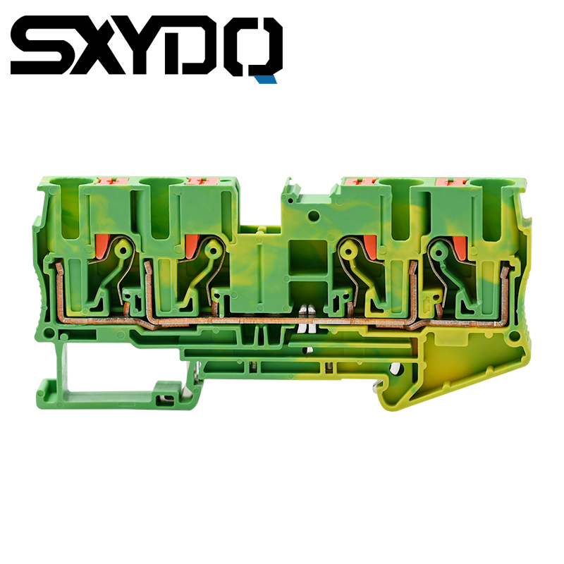 Screw-less Ground Earth Terminal Blocks Terminal Contact Block