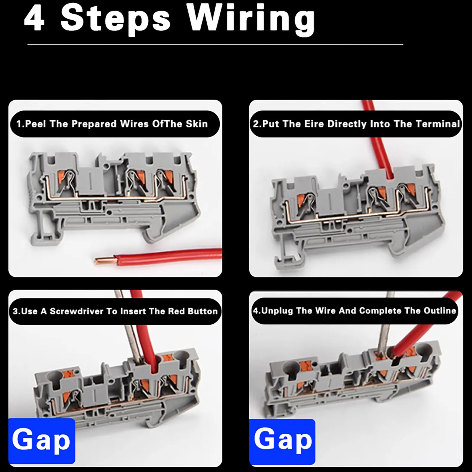 The Difference between Screw Din Rail Terminal Blocks and Push in Spring DIN Rail Terminal Blocks