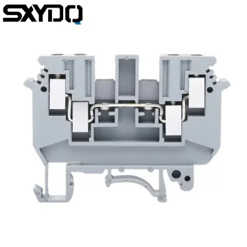 Din Rail Screw Two Layer Terminal Block
